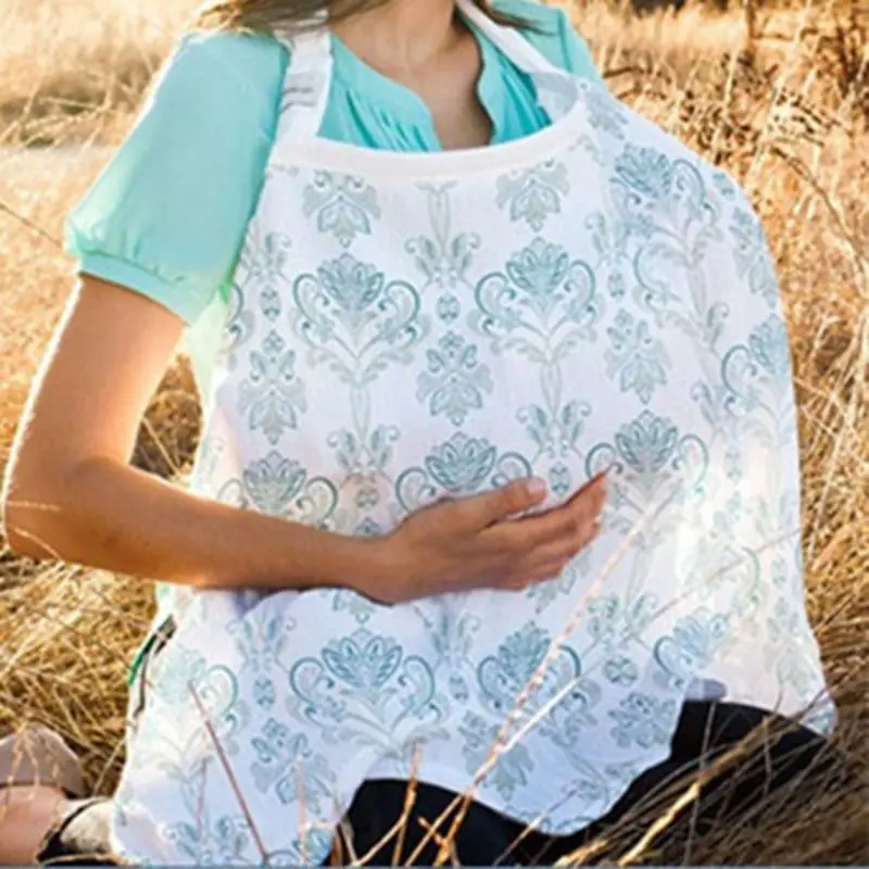 Breastfeeding Nursing Cover Breathable and Soft Full Coverage Feeding Baby Apron