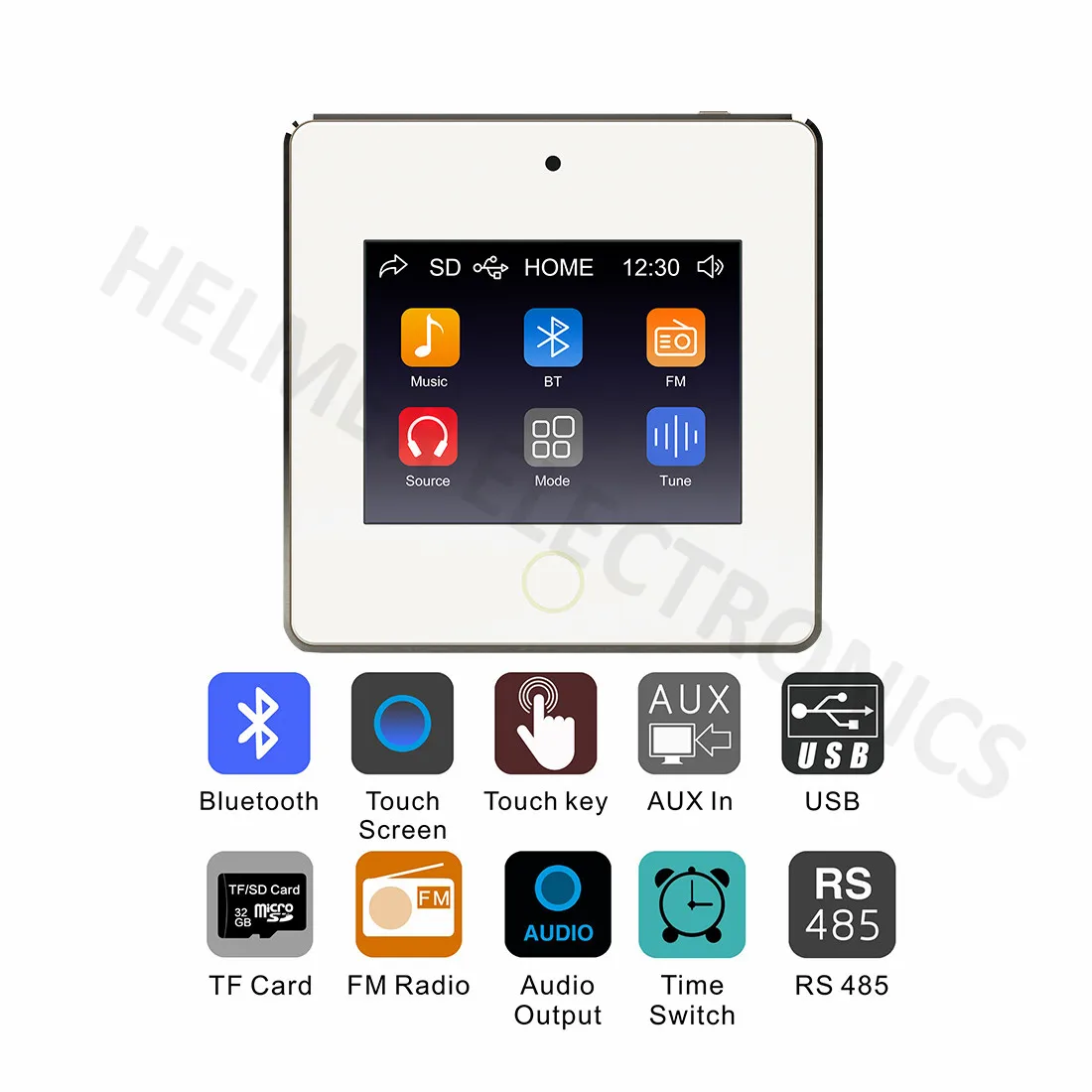 Helmer Wall Mount Bluetooth Receiver 