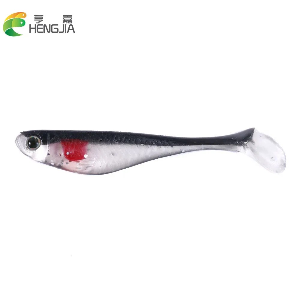HENGJIA 5 шт. 8,8 см 5 г Мягкая силиконовая приманка гольян морской пресноводный черви воблеры искусственные приманки бас снасти джиги - Цвет: SO119-1