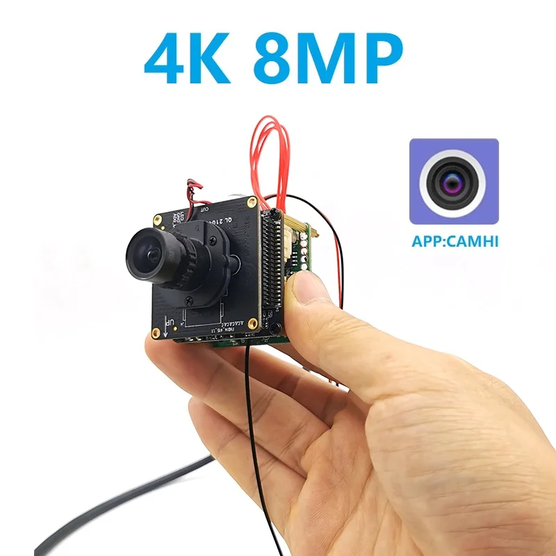 

Camhi Starlight Ночное видение WIFI IP-камера 4K Ultra HD AI Сигнализация обнаружения 8MP IMX415 Видеонаблюдение TF-карта Onvif