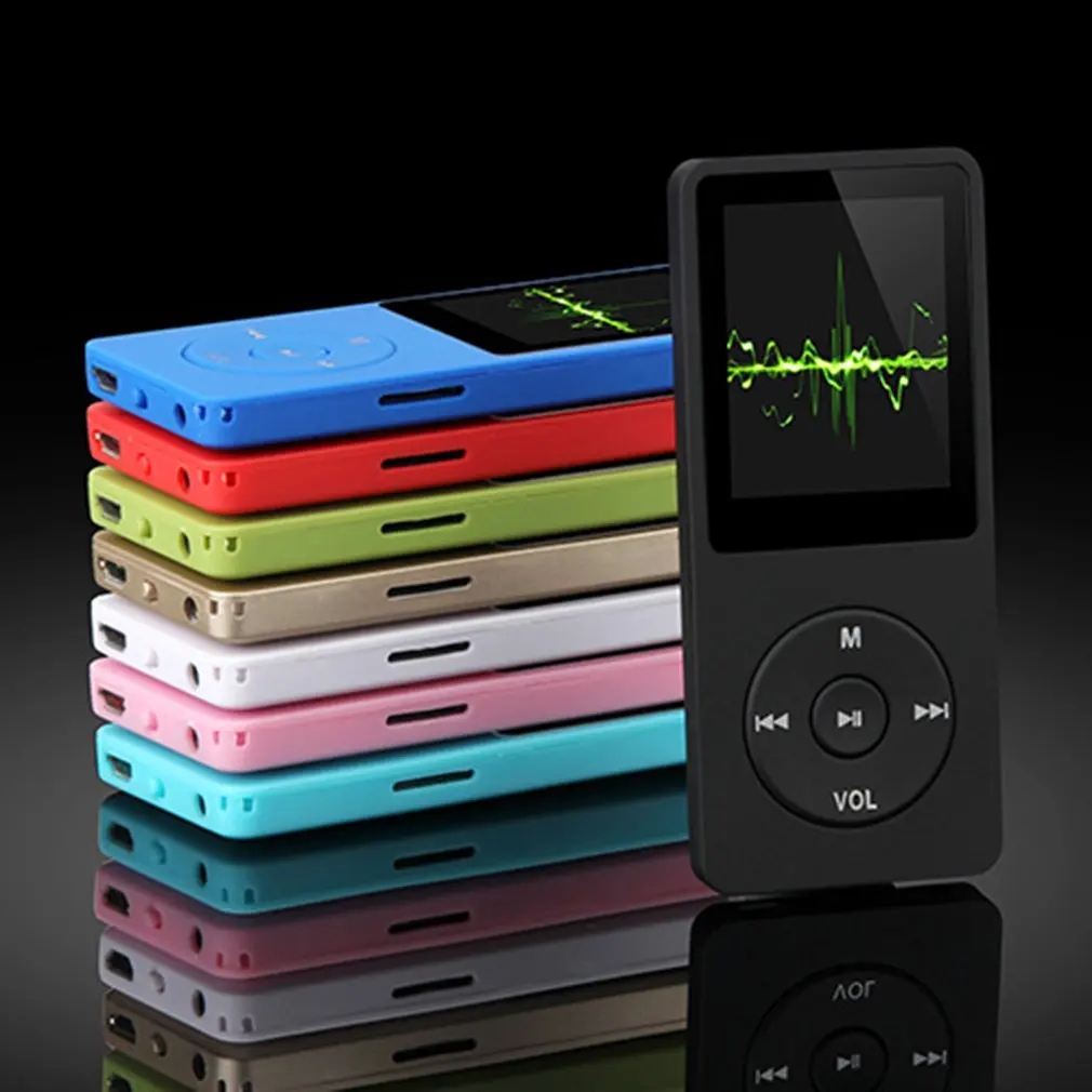 Ультратонкий MP3-плеер колонки может воспроизводить 80H Lossless портативный walkman с радио FM Запись Hi-Fi Musik плеер