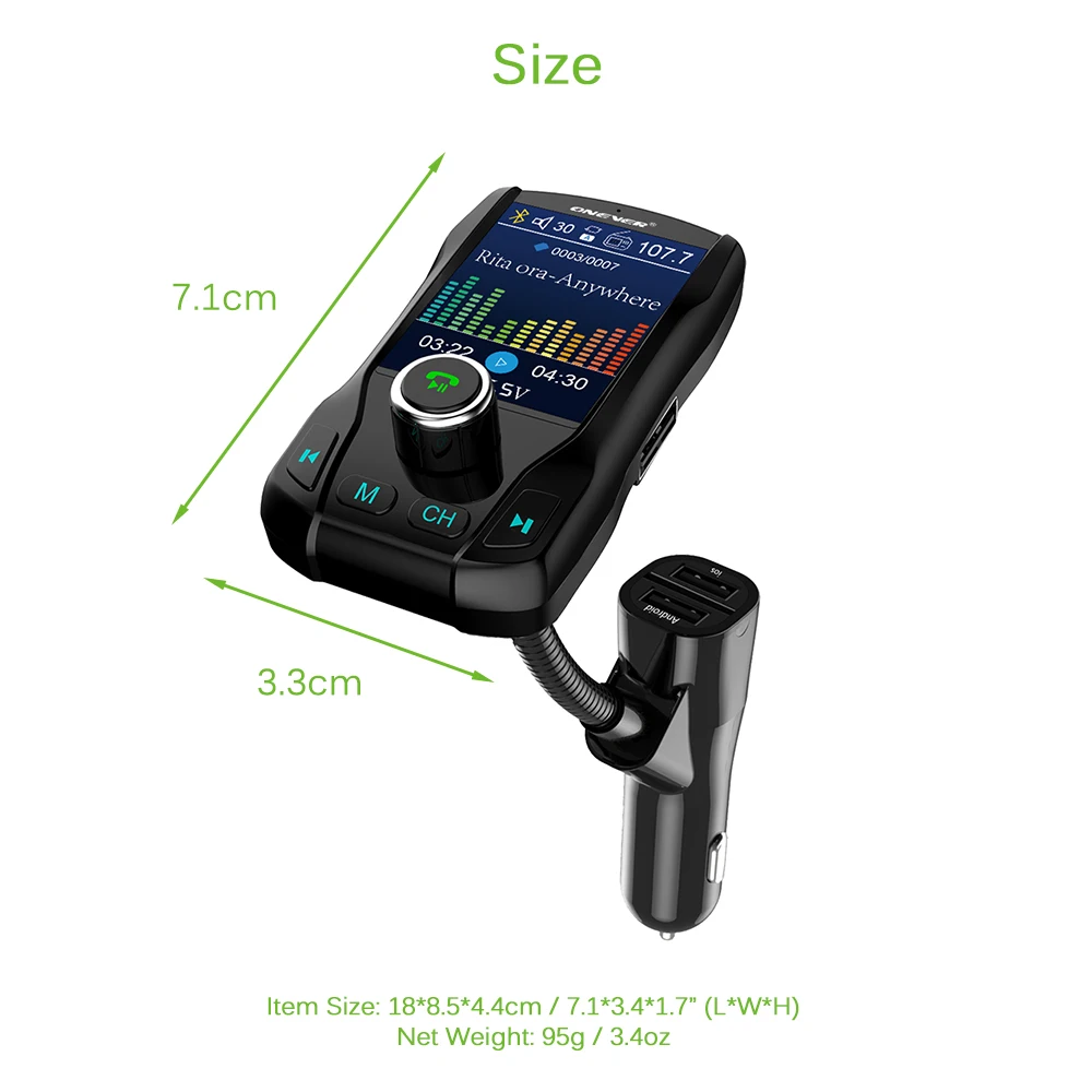 Onever Wireless Bluetooth FM 