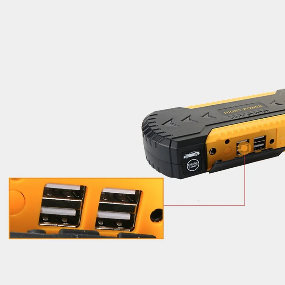 USB Автомобильное пусковое устройство многофункциональное автомобильное аварийное зарядное устройство батарея мощность водонепроницаемый автомобильное пусковое устройство