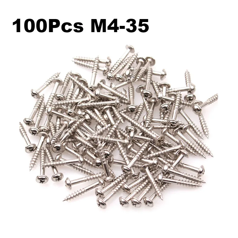 100Pcs M4 35 100 шт./компл. косой ограничитель для сверла направляющий набор отверстие джиг набор заглушки колпачки+ винты для ручной инструмент для дерева аксессуары - Цвет: 100Pcs M4 35