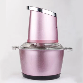 

Electric Kitchen Meat Grinder Chopper Shredder Food Chopper Stainless Steel Electric Household Processor Kitchen Tools 2 Cutter