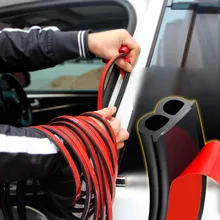 3 м B Тип самоклеящаяся Автомобильная резиновая прокладка уплотнения для автомобиля, окна, двери, крышки двигателя, двери автомобиля уплотнение края отделка шумоизоляция