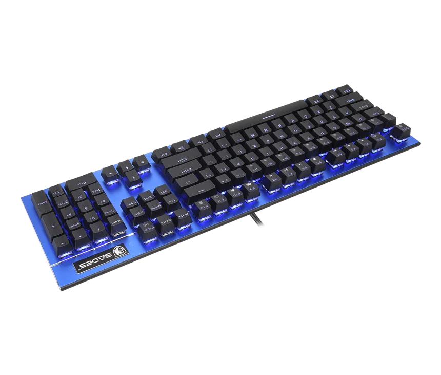 SADES клавиатура K13 Механическая игровая 104 клавиши USB разъем Kailh синий