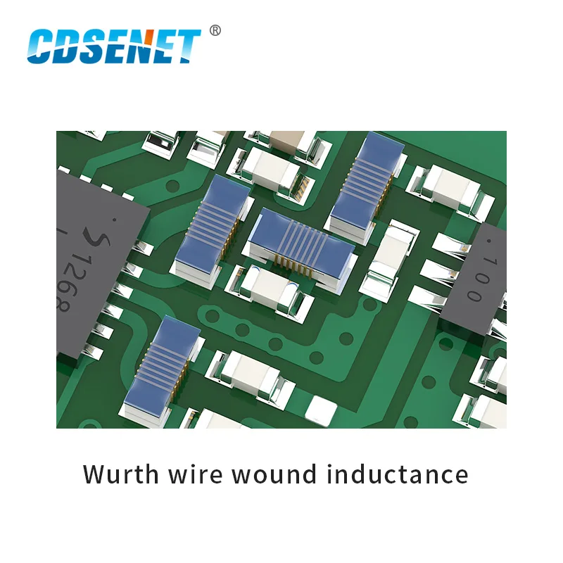 SX1262 UART 868 МГц 915 E22 900T22S LoRa Net work RSSI беспроводной трансивер 22 дБм SMD IPEX штамп