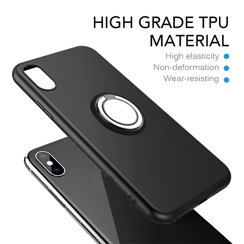 meizu phone case with stones black For Meizu 16s 17 18 M2 M6 Note 9 8 16T 16Xs 15 M8 Lite Plus M6T M6s X8 M5c Back Ring Holder Bracket Cover Silicone Case cases for meizu back