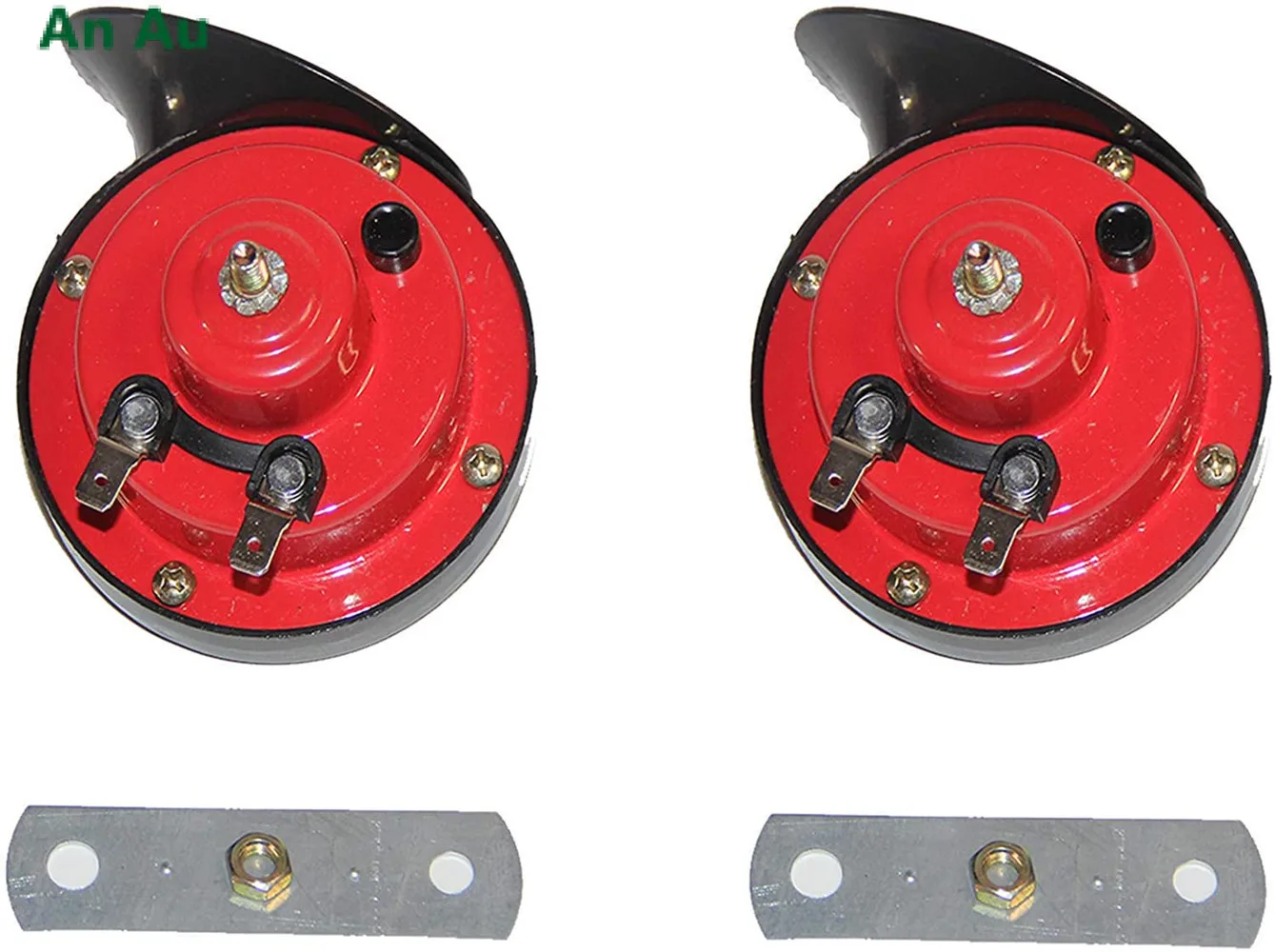 2pcs 300 DB Train Horn for Trucks Car Styling 12V Electric Snail Horn Air Raging Sound for Motorcycle Car Auto Accessories