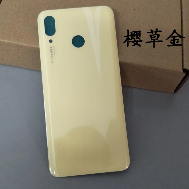 Задняя крышка батарейного отсека для Huawei Nova 3 стеклянная Пластиковая Крышка Nova3