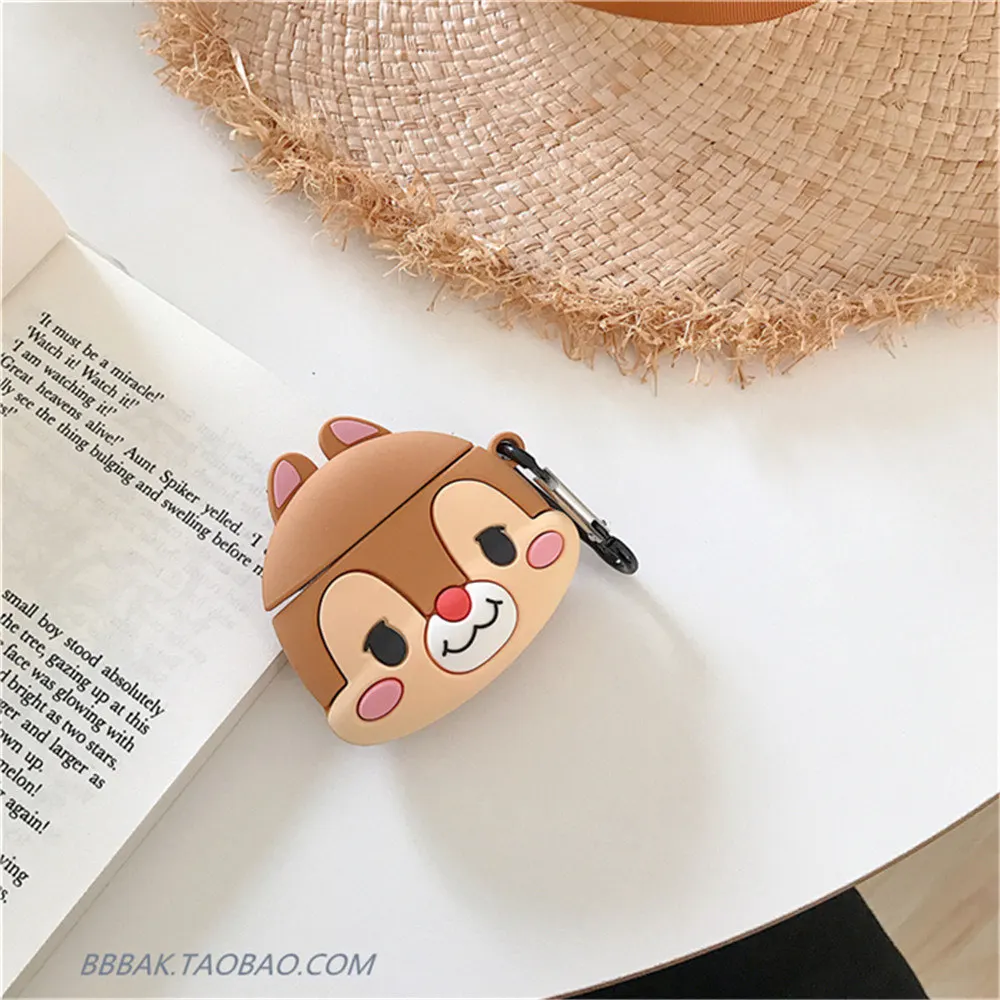 Q UNCLE Ins Чехлы для пар с героями мультфильмов для Apple Airpods защитный чехол милый мешок для хранения Bluetooth беспроводная гарнитура коробка Женская - Цвет: 909011