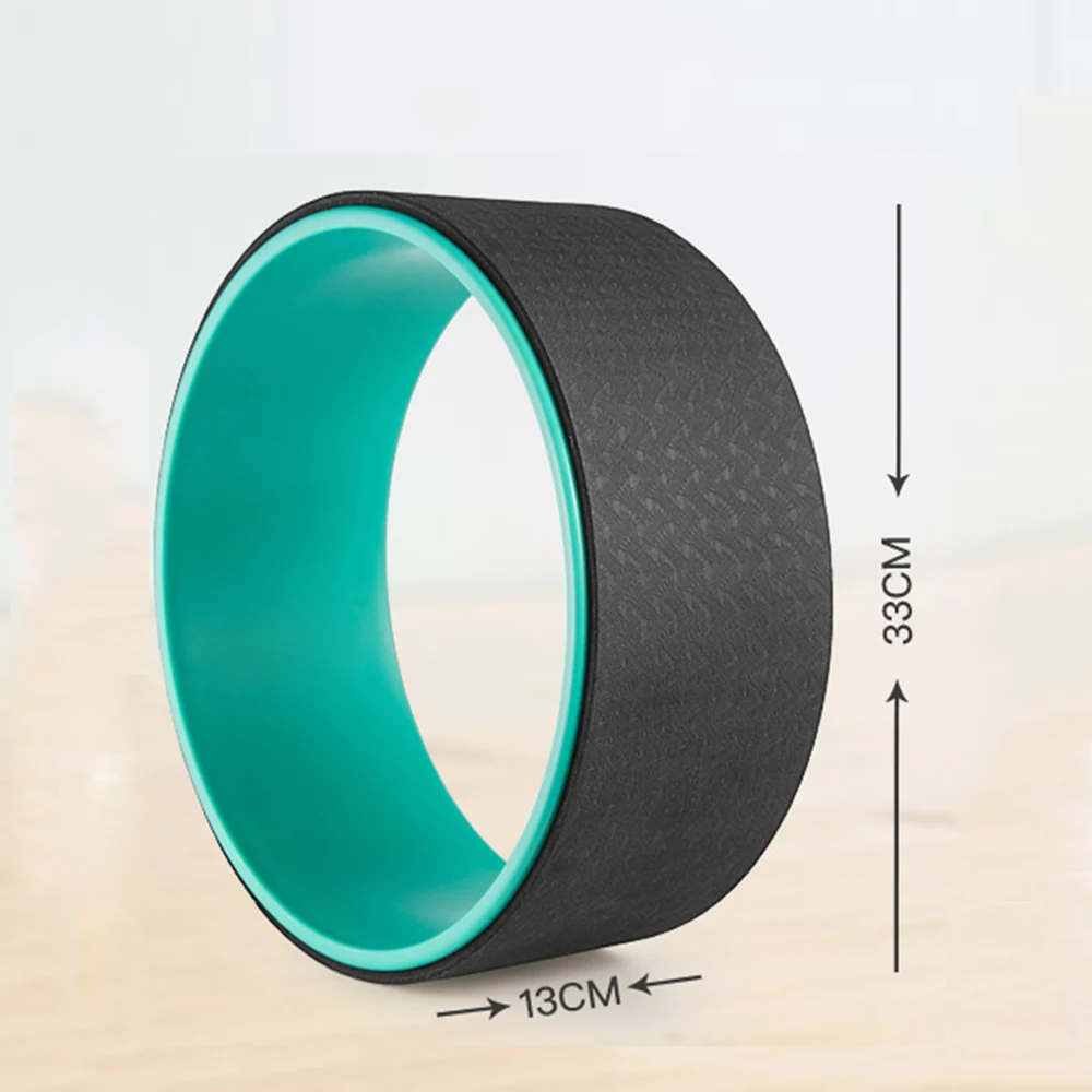 HOT Yoga Circles Pilates Professional Waist Shape Bodybuilding ABS Gym Workout Yoga Wheel Back Training Tool For Fitness