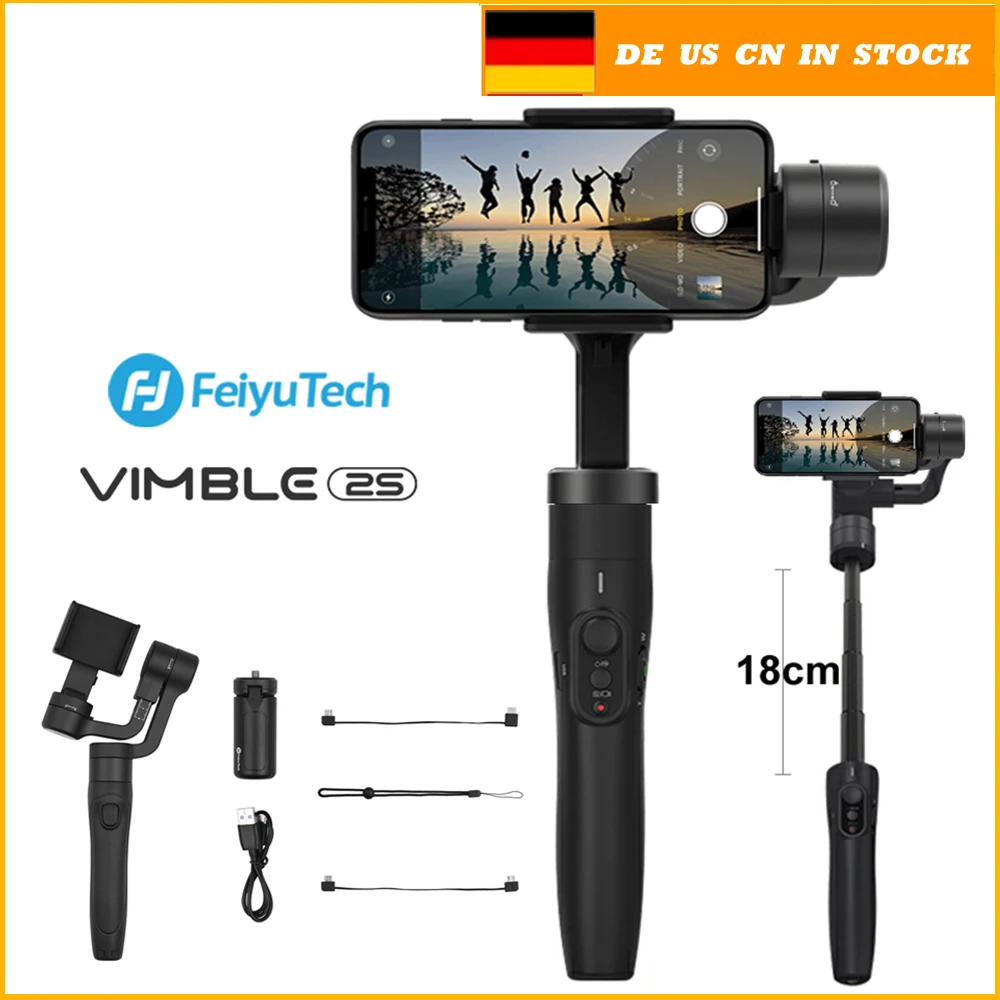 FeiyuTech Vimble 2S 3 axisextension ручной карданный стабилизатор с удлинителем одна клавиша