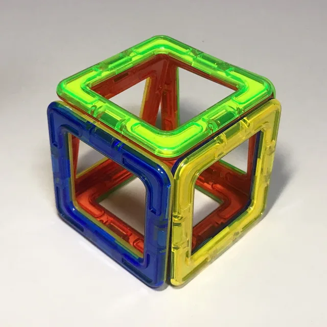 56pcs Big Size Magnetic Designer Magnet Blocks Construction Toys Set Modeling&Buillding Toy For Children Kids Gifts 2