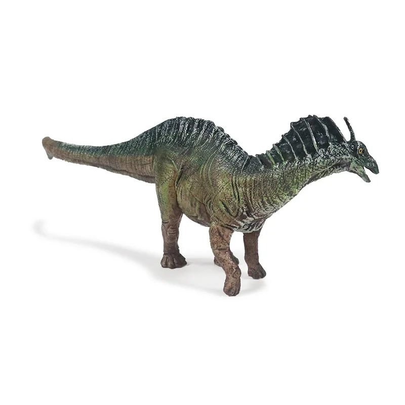 22 см реалистичные динозавры модель игрушки Amargasaurus Cazaui твердые резиновые Фигурки обучения Образование биология игрушка подарок для мальчиков - Цвет: Green