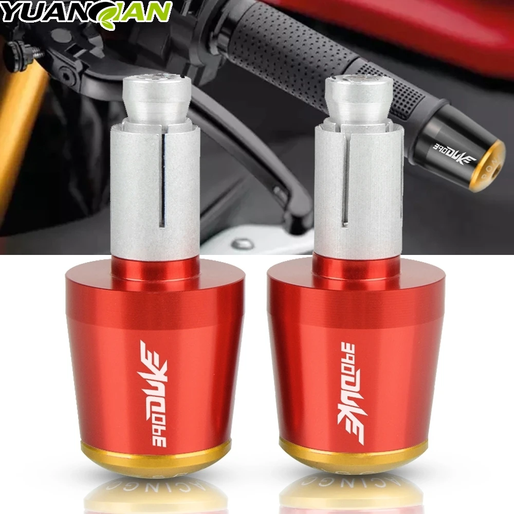 

For ktm 390 Duke/RC390/DUKE250 2013 2014-2016 Motorcycle CNC 22MM Handlebar Grips Handle Bar Cap End Plugs With 390DUKE LOGO