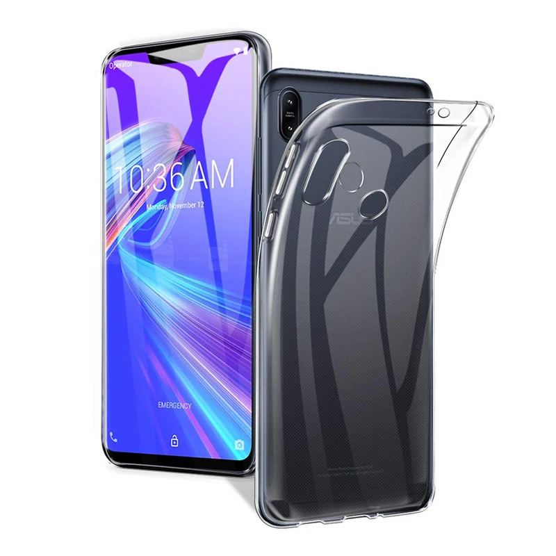 Прозрачный силиконовый чехол для телефона ASUS ZenFone Max M2 ZB633KL Pro ZB631KL мягкий