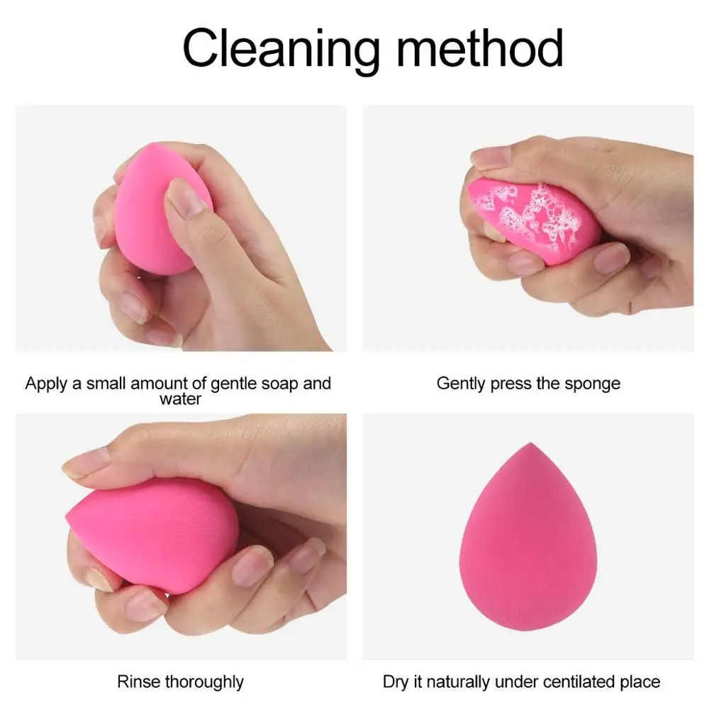 Спонж для Макияжа beauty Blender Premium beauty Foundation Blending Sponge безупречный для жидкого крема или пудры разноцветный водный