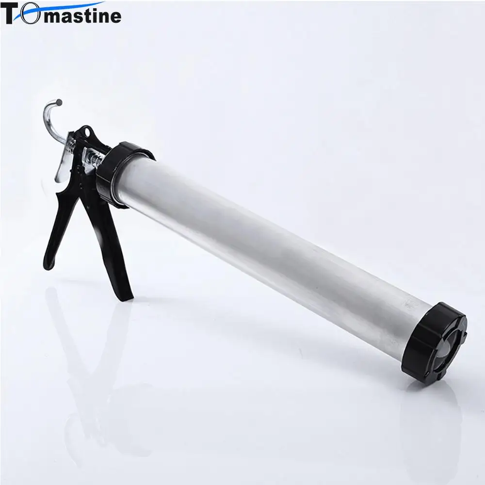 

Single Tube Aluminum Alloy Structure Glue Gun Glue Flexible Soft Silicone Soft Gun Caulking Gun Caulking Gun Tool