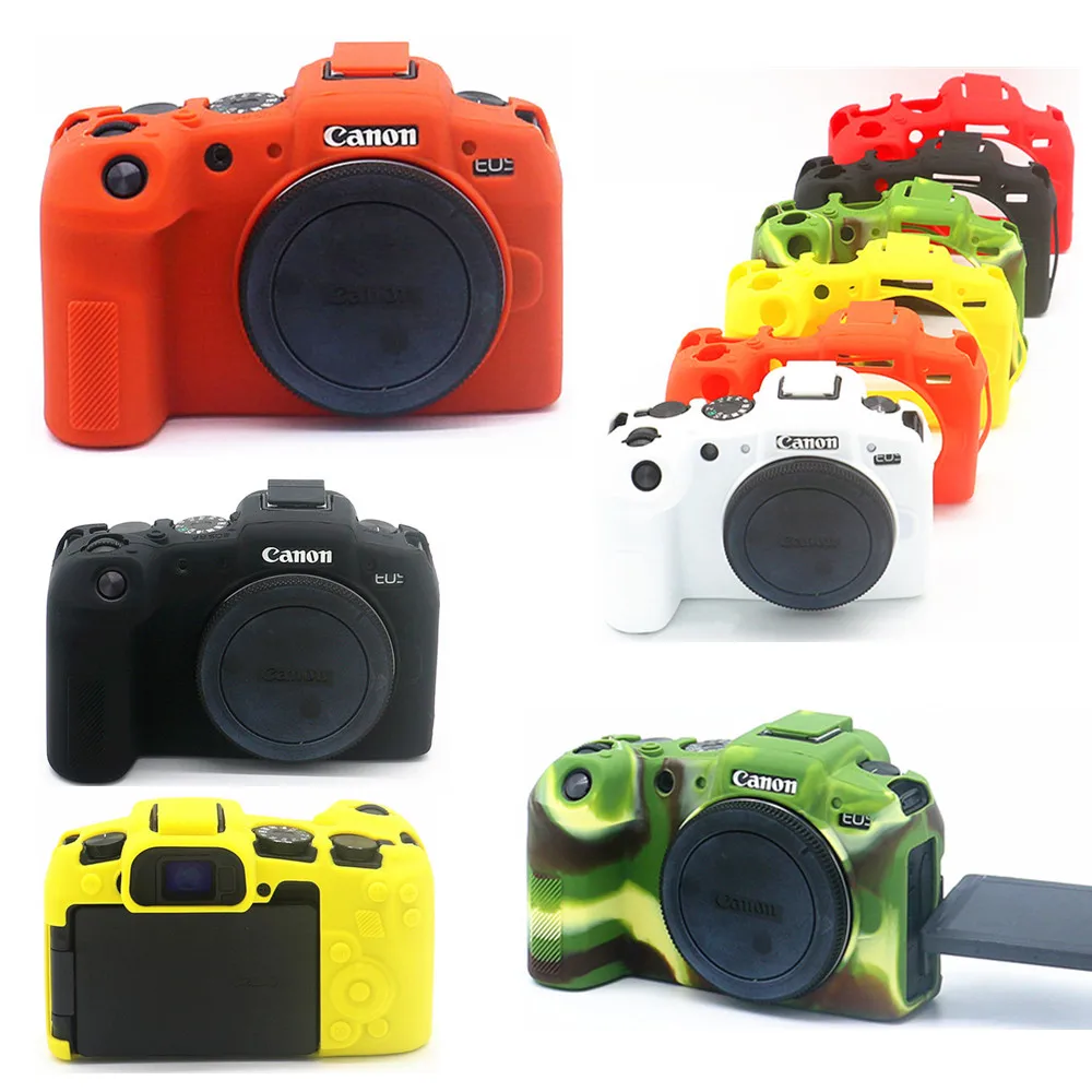 

Silicone Armor Skin Case Body Cover Protector for Canon EOS RP Mirrorless Digital Camera ONLY