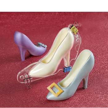 

3D High Heels Shoes Shape plastic 11x8cm Cake Decoration Mold Tool Chocolate Candy Paste Mold DIY Cake Mold Kitchen Baking Tool