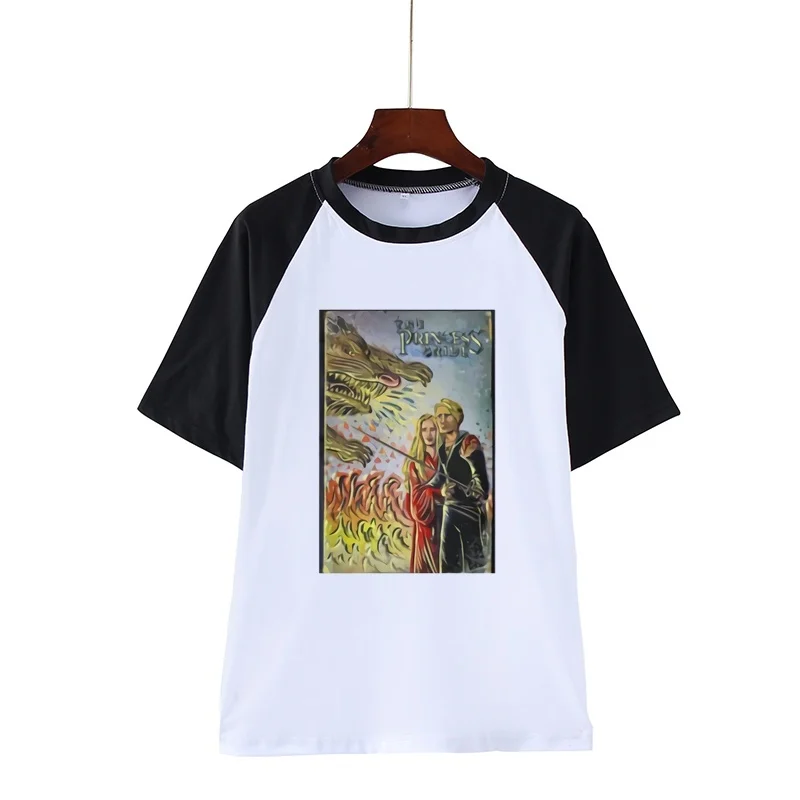

Princess Bride Art Drawing Movie As You Wish Tshirt Summer Casual Men T-shirt Multi Color Cartoon Summer Women Short Sleeve