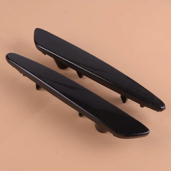 

beler NEW 1 Pair Black Front Bumper Side Marker Light Lamp GM2551196 GM2550196 Fit for Chevy Corvette C6 2005-2012