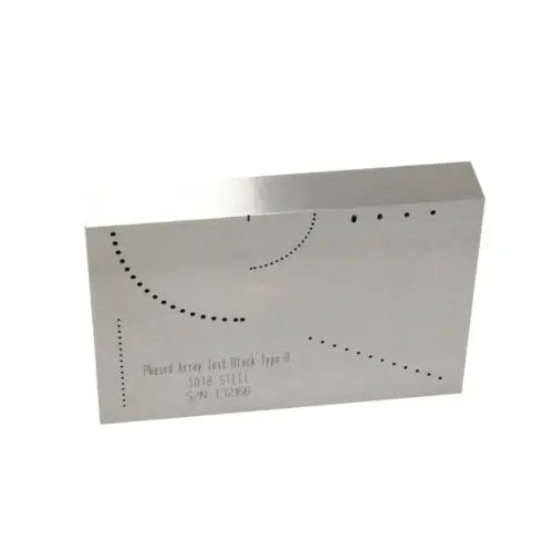 UT test Block&calibration test block Phased Array Assessment B type MM 1018 Steel ASTM E2491