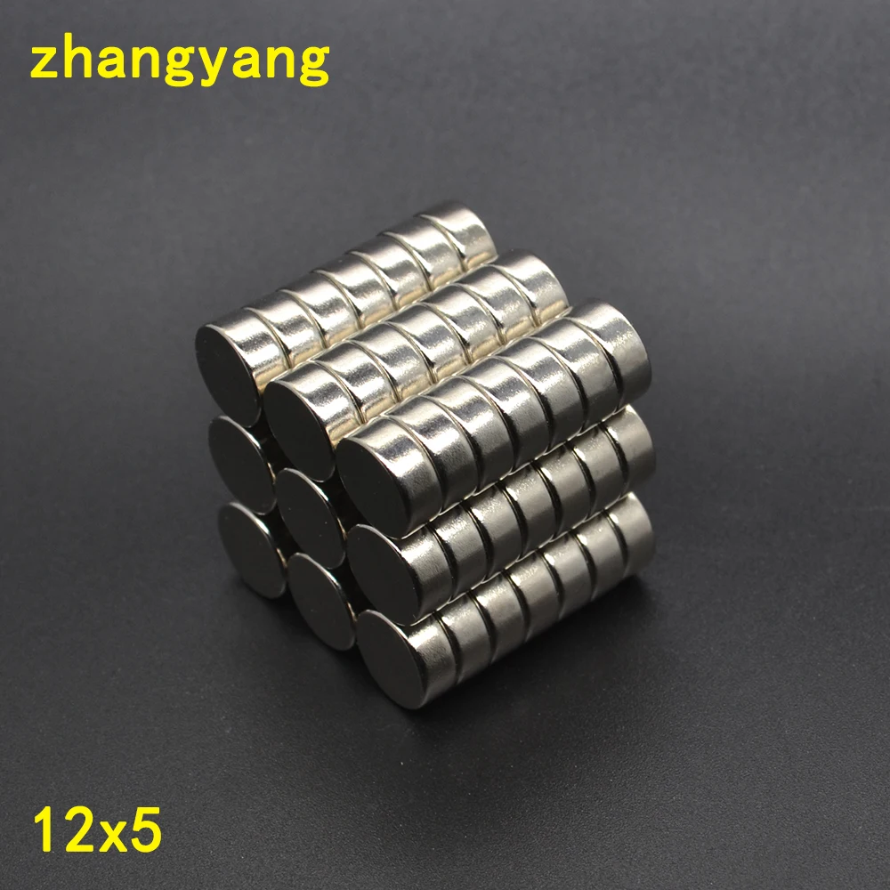 12x5 12x6mm Super Powerful Strong Bulk Round NdFeB Neodymium Disc