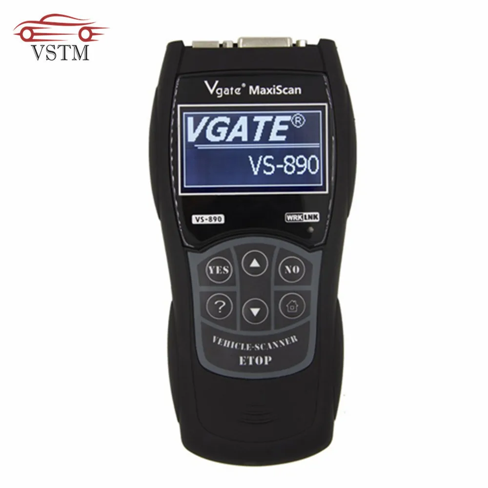 OBD2 EOBD Diagnostic Tool VS890 MaxiScan Vgate OBD SCAN Multi Language