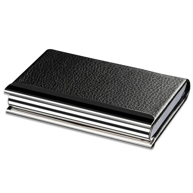 

Jinfeng Leather Card Case Customizable Portable Business Practical Bank Card Clamp Business Card Holder Gift Wholesale