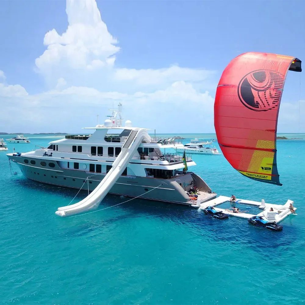 Hot Sale Inflatable Yacht Pool Floating Inflatable Pool For Yacht Water Sea Pool large water air ocean sea swimming pool 4