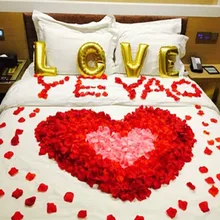 2000 шт Реалистичная искусственная Шелковая Красная роза Лепестки украшения для конфетти для свадебной вечеринки события искусственный цветок Роза девушка бросок лепесток