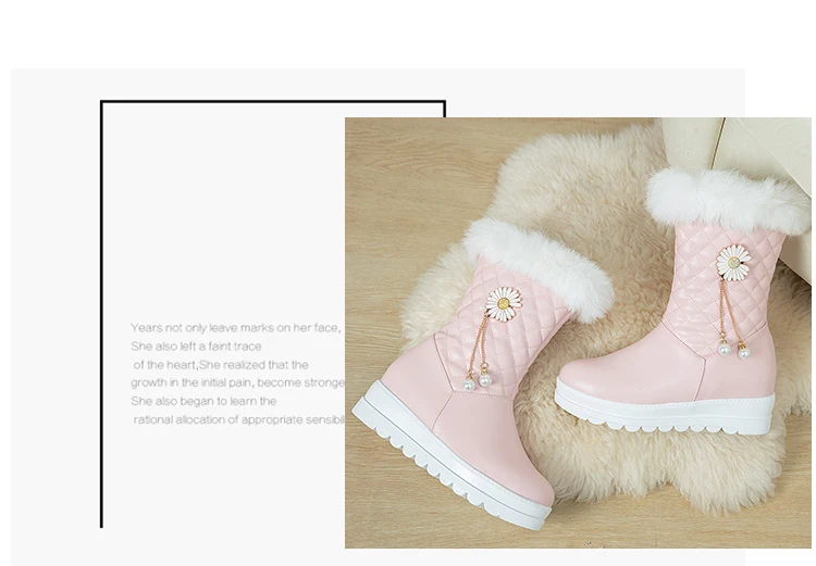 New Children Snow Boots Girls Princess Shoes PU Leather Winter Short Plush Student Waterproof Baby Kids Ankle Boots 02B best leather shoes