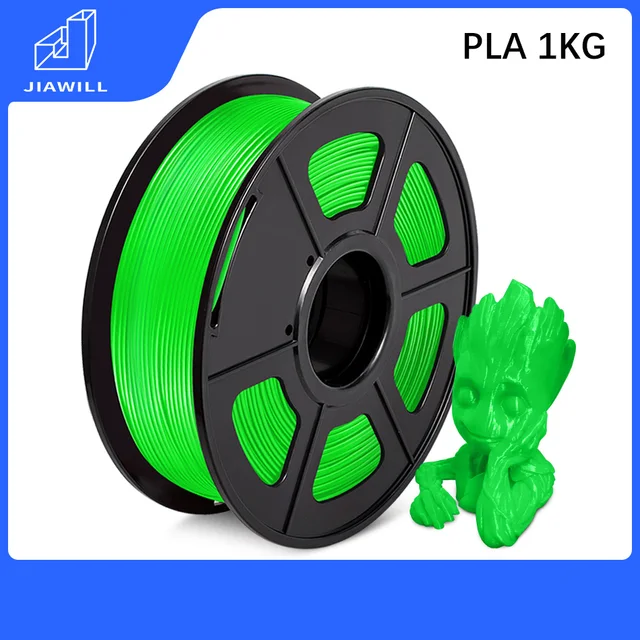 PLA SILK PLA PLUS PETG 3D Printing Filament For FDM3D Printer Filament PLA 1KG 1.75MM Free Shipping PLA Green 1KG
