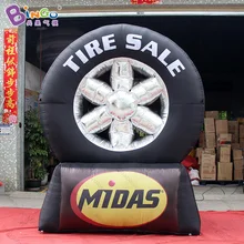 Гуанчжоу 3 метра в высоту надувные шины для рекламы украшения/10 футов шин шар для демонстрации игрушек