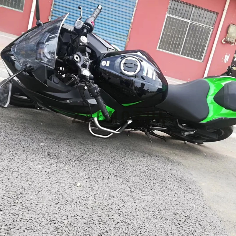 Мотоцикл ремонт Танк ЗАЩИТА аварийный двигатель бар рама для kawasaki ninja 400