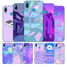 Чехол Vaporwave Pastel для Huawei P9 P10 P20 P30 P40 P smart Lite Plus Pro Чехлы Y5 Y6 Y7 2017 2018 nova