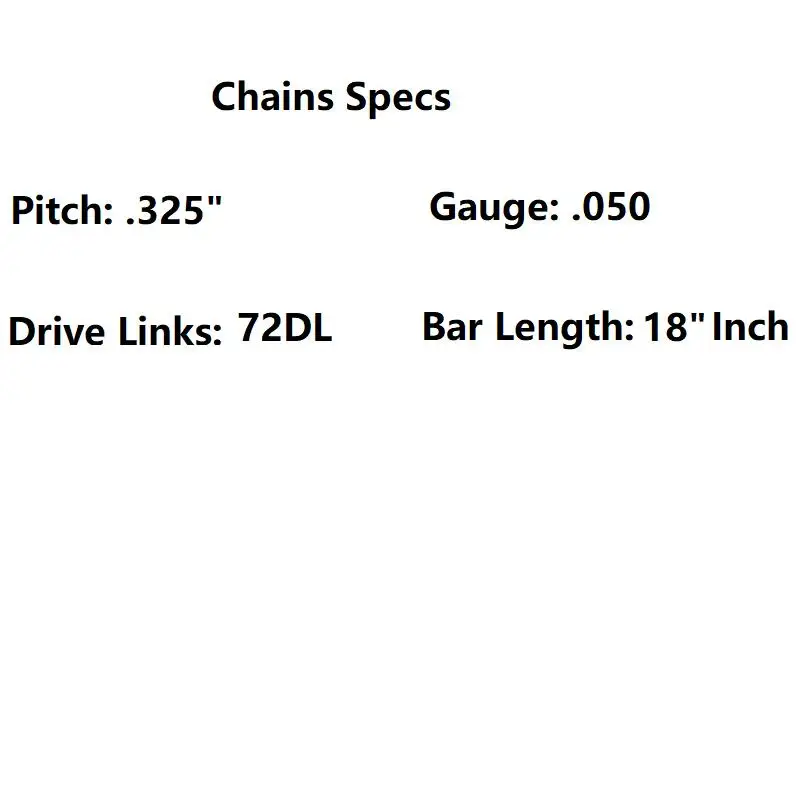 Chainsaw Chain 18 Inch .325 Pitch .050