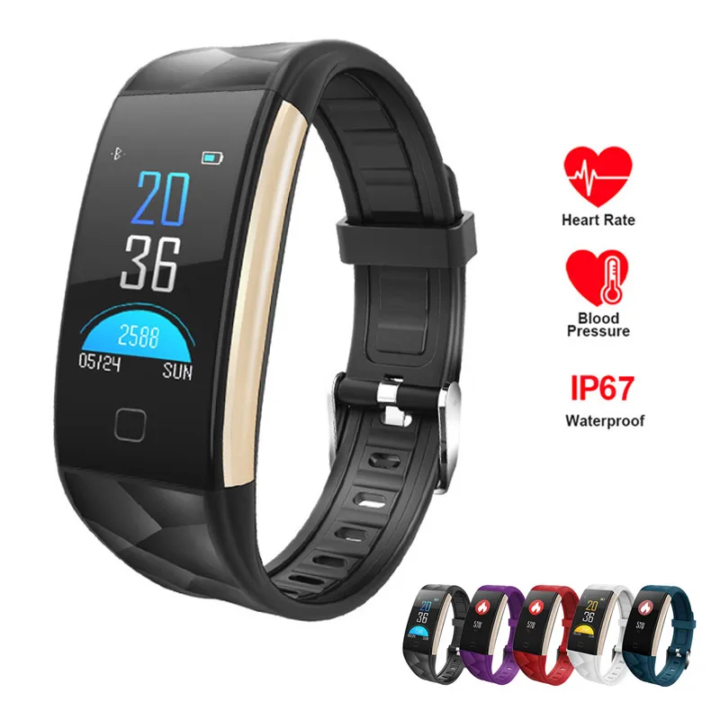 

T20 Colorful Screen Smart Watch Waterproof Bracelet Fitness Tracker with Heart Rate and Blood Pressure Monitoring Smartwatch