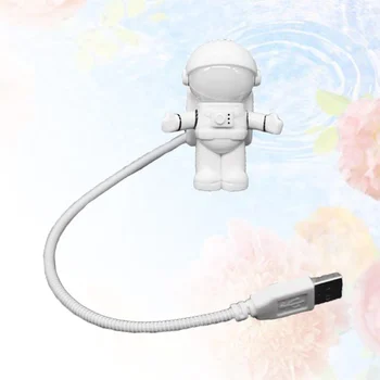 

1PC Bedroom Berth Eyeshield Versatile Astronaut Pattern Convenient Table Light Night Lights Dormitory Table Lamp Bedside Lamp fo