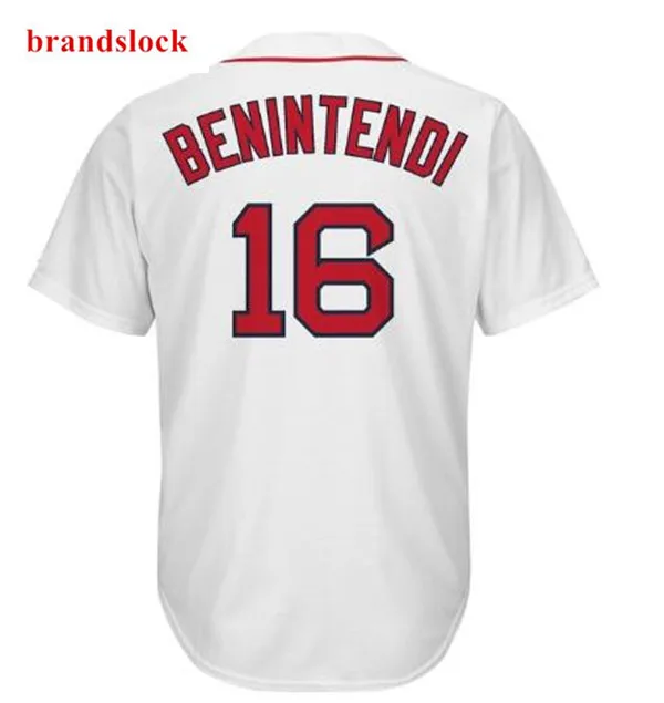 Для мужчин Эндрю Benintendi пользовательские Бостон Стильная трикотажная США Бейсбол рубашка с накладными