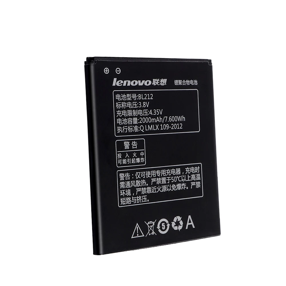 100% Оригинальный аккумулятор BL212 для Lenovo S8 S580 A708T A628T A620T A780E A785E A688T S898 S898T A858T 2000mAh Li Ion