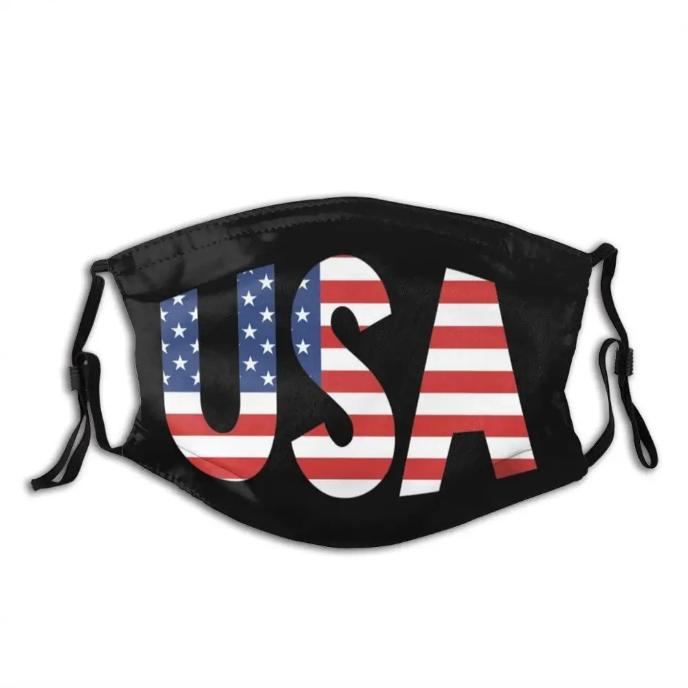 

Usa Patriotic America Red White Blue Flag Superhero Facemask Face Mask With Filter July 4Th Patriotic Flag Usa Red White And