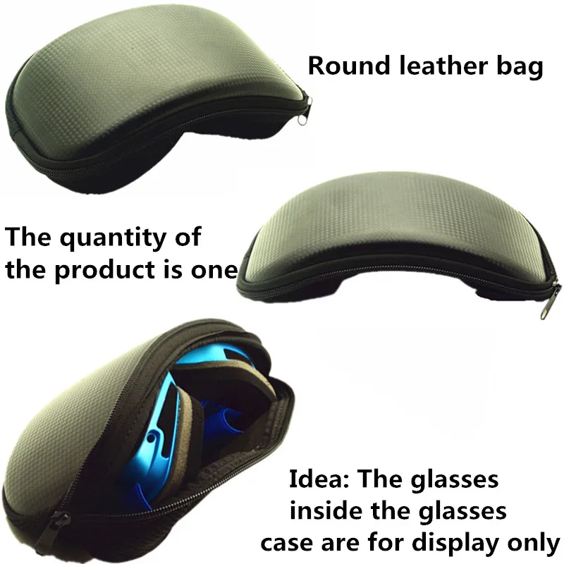 Glasses bag 1PC ROBESBON взрослые лыжные очки большие сферические очки могут быть близорукостью/HX06 двойной анти-туман/пуленепробиваемый/песок/глаз/ветер - Цвет: Glasses bag 1PC