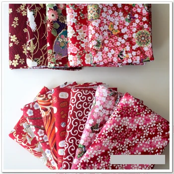 

Delicate 49CM*50CM Fasion Flower 100% cotton Fabric Quilting Clothes Home Textile Bedding Sewing Doll Cloth DIY B