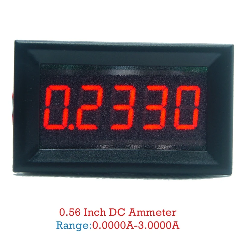 0,56 дюйма Led 5 бит высокая точность цифровой АММ этер панель Измеритель Тока Тестер детектор