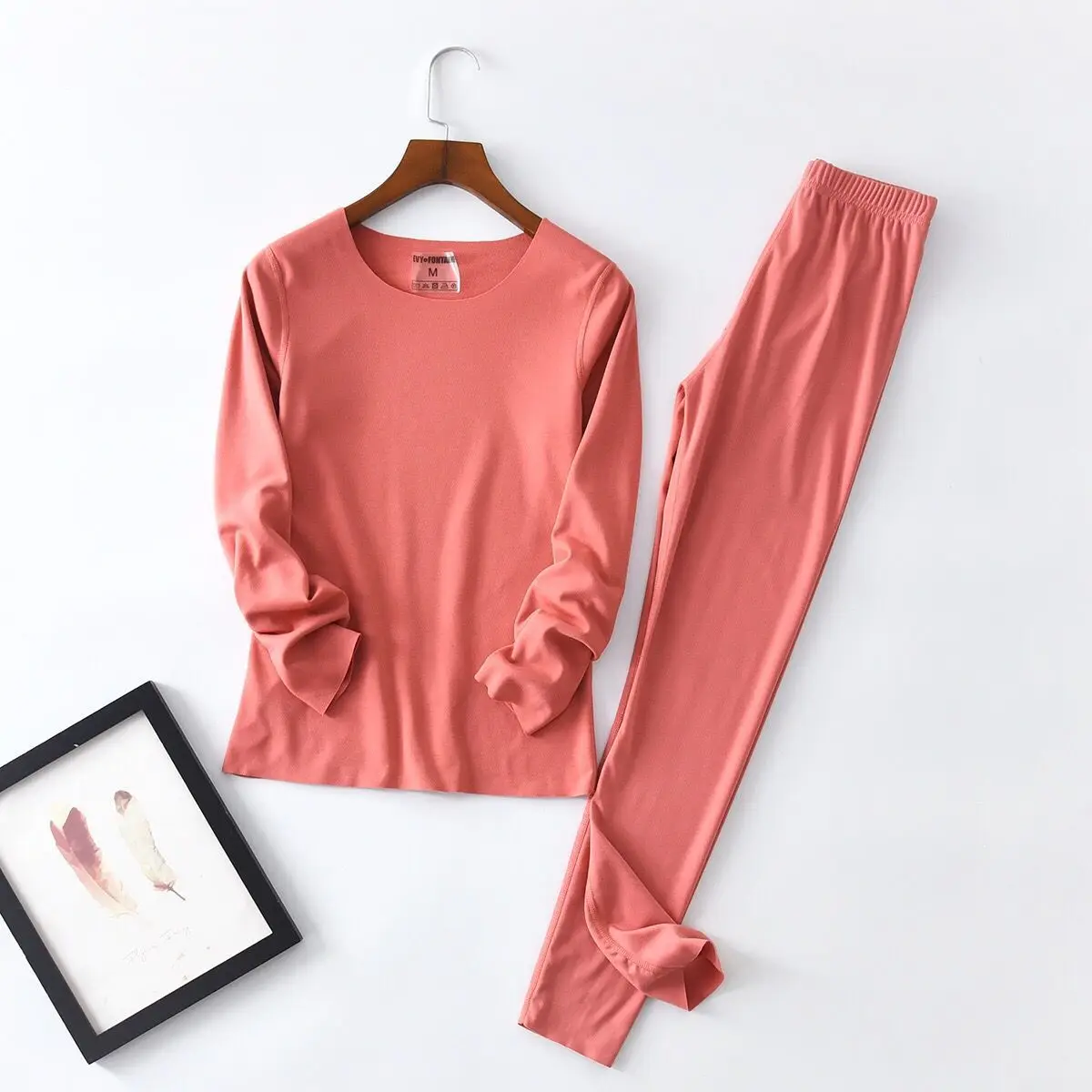 

2019 new winter women clothing seamless women underwear sets warm suit underwear set KT05