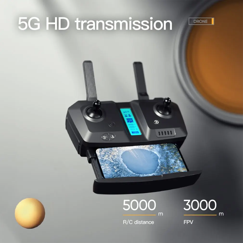 8K HD Camera Quadcopter With GPS 5G Antishake 2Axis Brushless Motor